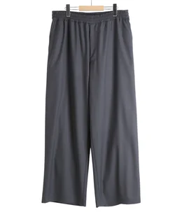 Extra Fine Wool Easy Wide Pants