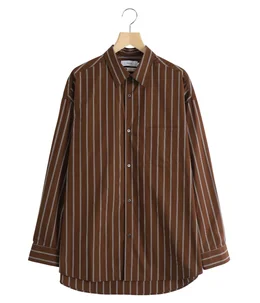 Graphpaper ストライプ 長袖シャツ　即購入可 SIDOGRAS Stripe L/S Oversized Regular Collar Shirt | Graphpaper