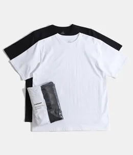 Graphpaper 黒 Tシャツ 2枚セット 3 L～XL相当 グラフペーパー High Count Broad L/S Oversized Regular Collar Shirt / BLACK