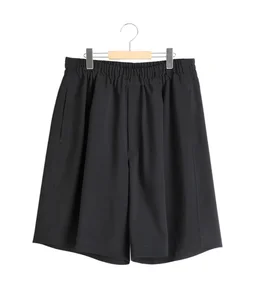 Tropical Wool Wide Shorts
