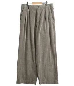 graphpaper コーデュロイパンツ レショップ別注 グレー Suvin Corduroy Wide Straight Trousers | Graphpaper(グラフペーパー