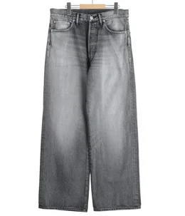 Selvage Denim Five Pocket Wide Straight Pants