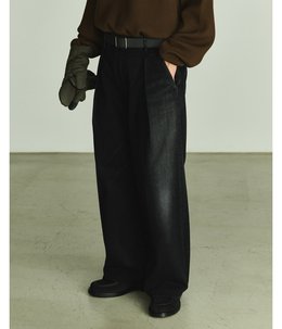 【予約】【別注】Selvage Denim Tuck Wide Pants EX for ONLY ARK