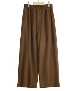 Wool Smooth Flannel Easy Wide Pants