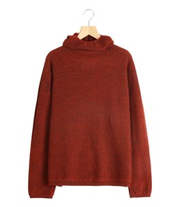Perforated Wholegarment Knit Top