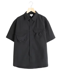 S/S Asymmetric Camp Shirt