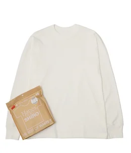 Hanes SHIRO クルーネックロングスリーブTシャツ