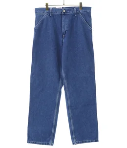 SIMPLE PANT -Blue stone washed-