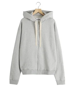 ZIPPED HOODIE EMB