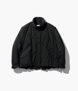 予約】【レディース】FIBRIL NYLON SATIN DETACHABLE JACKET | ATON