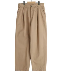 TAPERED PANTS - Pigment Print Chino Cloth -