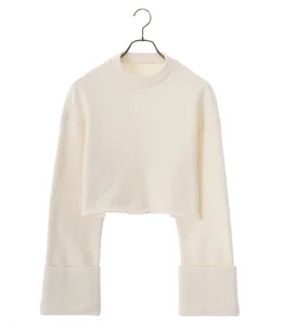 ★KANAKO SAKAI★OVERSIZED SWEATSHIRT♪L.GR レディース】ORGANIC COTTON-BLEND SWEATSHIRT | KANAKO SAKAI