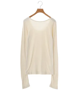 【レディース】PURE SILK LONGSLEEVE TEE