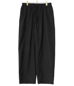 COCOON WIDE EASY PANTS - tumbled wool tropical -