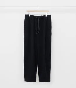 【予約】COCOON WIDE EASY PANTS - sp130's wool napping -