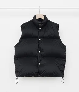 【予約】DOWN VEST - recycle nylon mini ripstop -