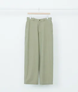 【予約】U.S.ARMY CHINO TROUSERS - ORGANIC COTTON GABARDINE -