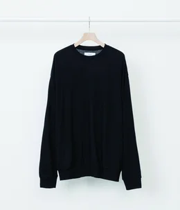 【予約】CREW NECK - 2/72 WOOL SINGLE JERSEY WASHABLE -