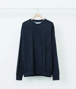 【予約】CREW NECK - 2/72 WOOL SINGLE JERSEY WASHABLE -