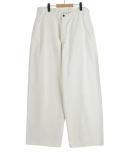 DENIM WORK PANTS - pigment white -