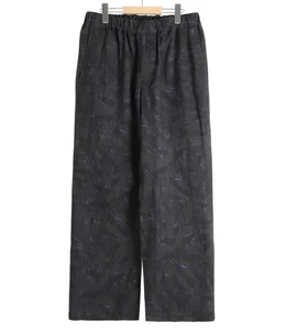 【予約】WIDELEG EASY PANTS - LINEN TROPICAL -