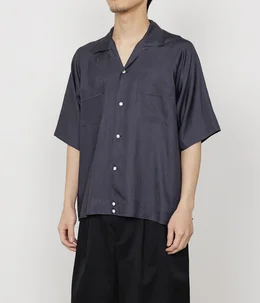 【予約】BOWLING SHIRT - CUPRO ORGANIC COTTON VIYELLA -
