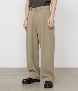 【予約】U.S.ARMY CHINO TROUSERS - ORGANIC COTTON GABARDINE -