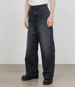 【予約】DOUBLE KNEE PANTS -ORGANIC COTTON DUCK-