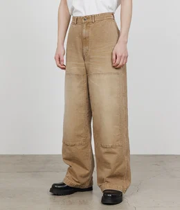 【予約】DOUBLE KNEE PANTS -ORGANIC COTTON DUCK-