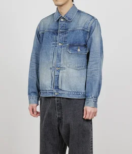 【予約】TYPE-1 DENIM JACKET -ORGANIC COTTON 13.5oz SELVEDGE DENIM-