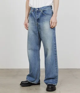 【予約】WIDE LEG JEANS -ORGANIC COTTON 13.5oz SELVEDGE DENIM-
