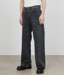 【予約】WIDE LEG JEANS -ORGANIC COTTON 13.5oz SELVEDGE DENIM-