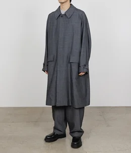 【予約】RAGLAN SLEEVE COAT -TUMBLED WOOL SERGE-