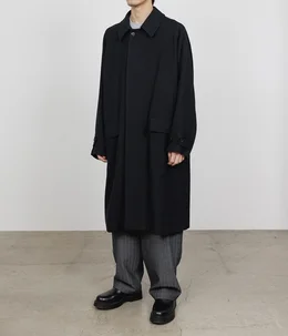 予約】RAGLAN SLEEVE COAT -TUMBLED WOOL SERGE- | marka(マーカ