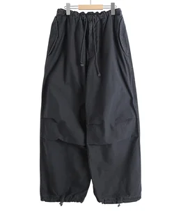 【予約】WIDE OVER PANTS -ORGANIC COTTON BACK SATIN-