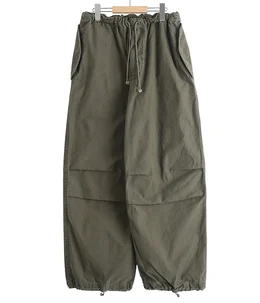 【予約】WIDE OVER PANTS -ORGANIC COTTON BACK SATIN-