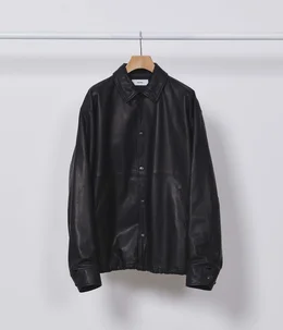 MydayCOACH NEW YORK レザージャケット ブラック 予約】LEATHER COACH JACKET -SHEEP LEATHER- | marka(マーカ