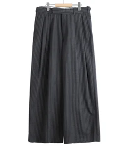 【予約】TWO TUCK BAGGY TROUSERS -2/72 WOOL TROPICAL WASHER -