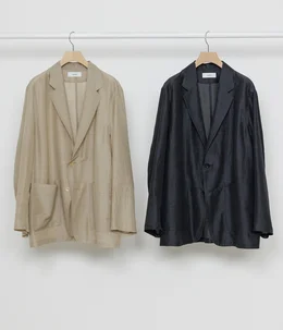 【予約】STROLL AROUND JACKET -WOOL SILK FEATHER CLOTH-