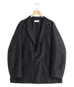 STROLL AROUND JACKET -WOOL SILK FEATHER CLOTH-