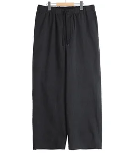 WIDE CYLINDER FIT EASY PANT -WOOL SEERSUCKER-