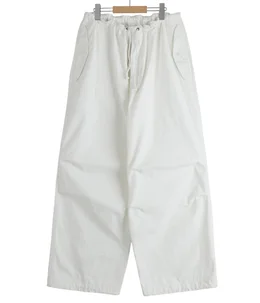 WIDE OVER PANTS -ORGANIC COTTON BACK SATIN-