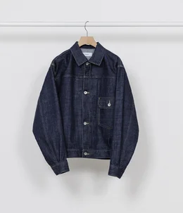 【予約】TYPE-1 DENIM JACKET -ORGANIC COTTON 13.5oz SELVEDGE DENIM-