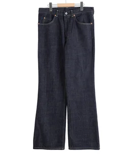 【予約】SLIGHT FLARE JEANS -ORGANIC COTTON 13.5oz SELVEDGE DENIM-