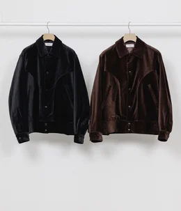 【予約】COWBOY JACKET -ORGANIC COTTON VELVET-