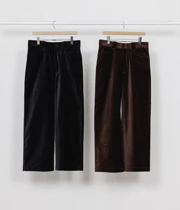 【予約】WORK PANTS -TYPE DEE -ORGANIC COTTON VELVET-
