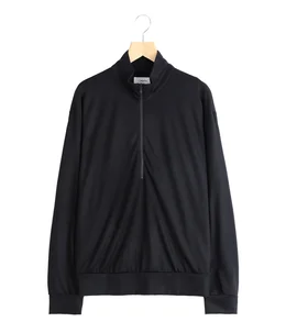 【予約】別注 HALF-ZIP STAND -SUPER 100s WASHABLE WOOL JERSEY-