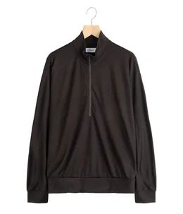 【予約】HALF-ZIP STAND  -SUPER 100s WASHABLE WOOL JERSEY-