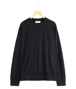 【予約】別注 CREW NECK L/S TEE -SUPER 100s WASHABLE WOOL JERSEY-