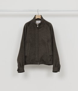 【予約】TRACK JACKET -WOOL SILK DOUBLE CLOTH-